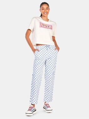 Vans Armanto II Blue & White Checkered Skate Pants